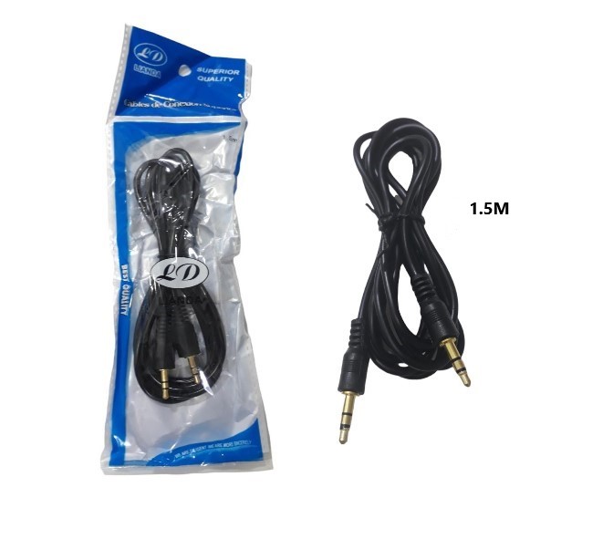 Cable auxiliar común bolsita 1.5 metros