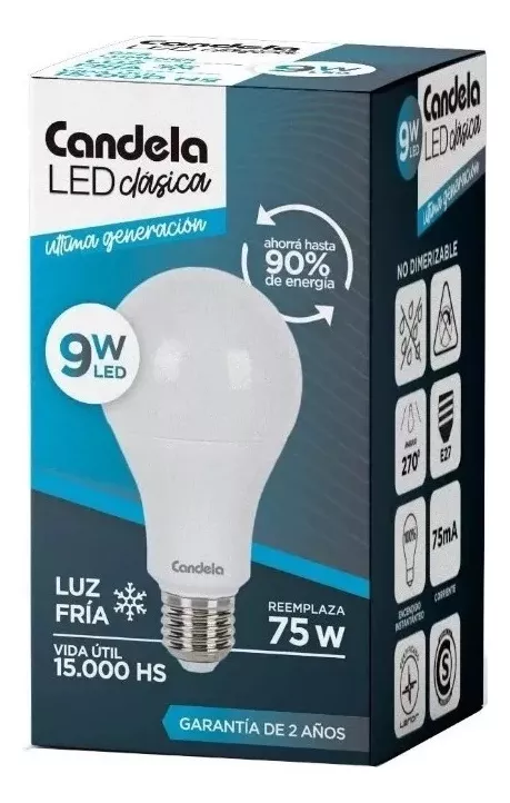 Foco led 9 w