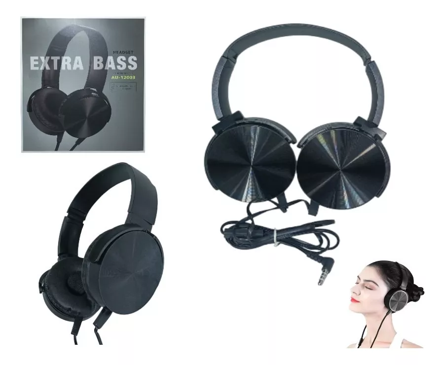 Auricular con cable extra bass
