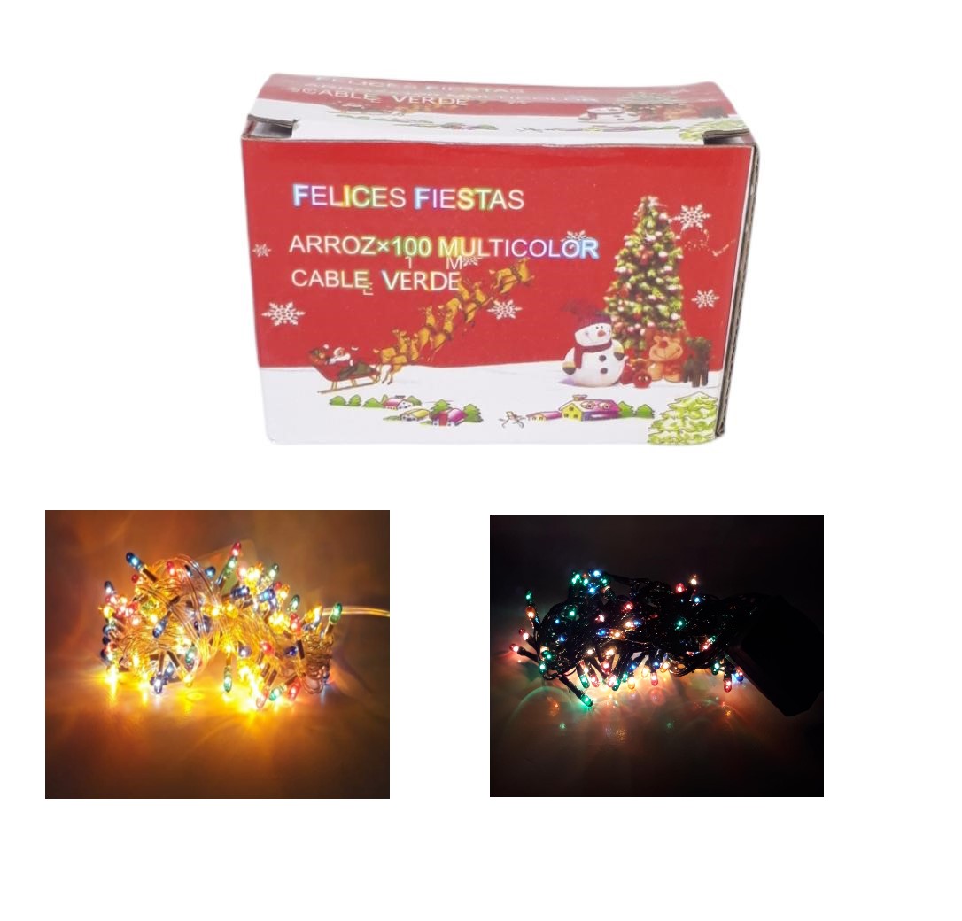 Luz navidad arroz x100