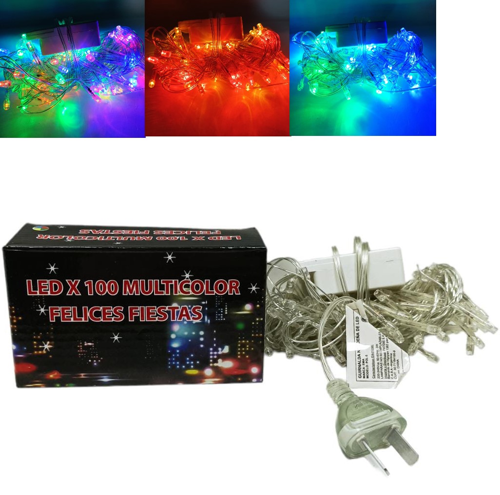 Luz arroz x 100 color LED