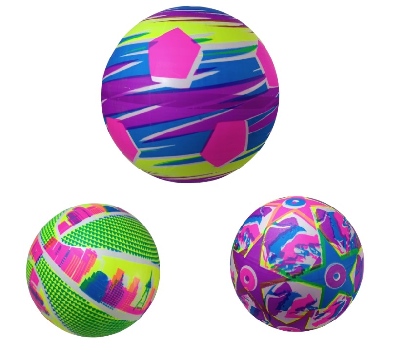 PELOTA GOMA DISEÑO COLORES