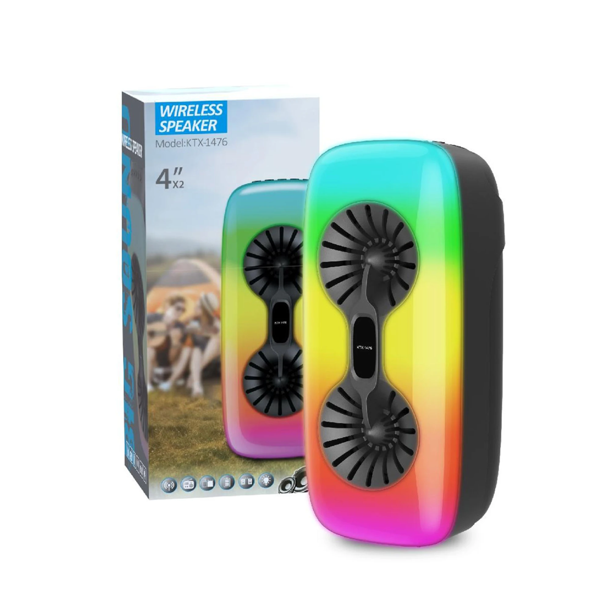 PARLANTE  1476 BT/FM USB/SD 4 PLG