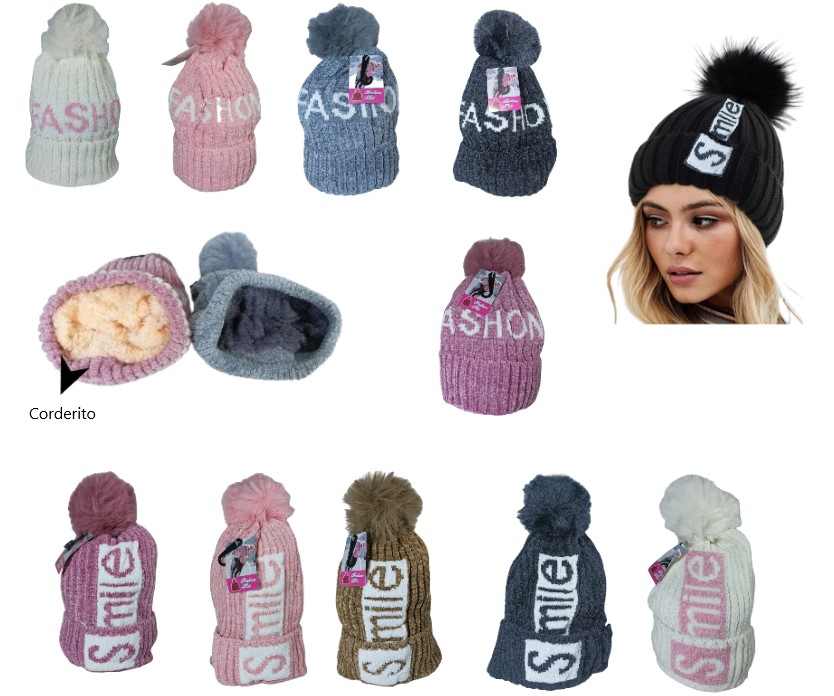 GORRO INVIERNO  c/CORDERITO