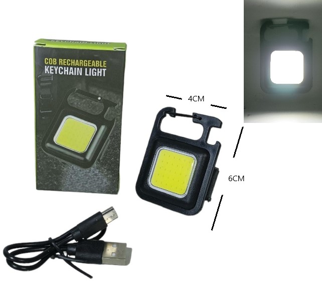 MINI LINTERNA RECARGABLE LLAVERO COB-150