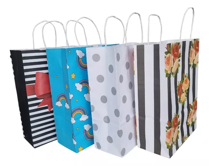Bolsa c/diseño 30x40 10 unidades surtidas