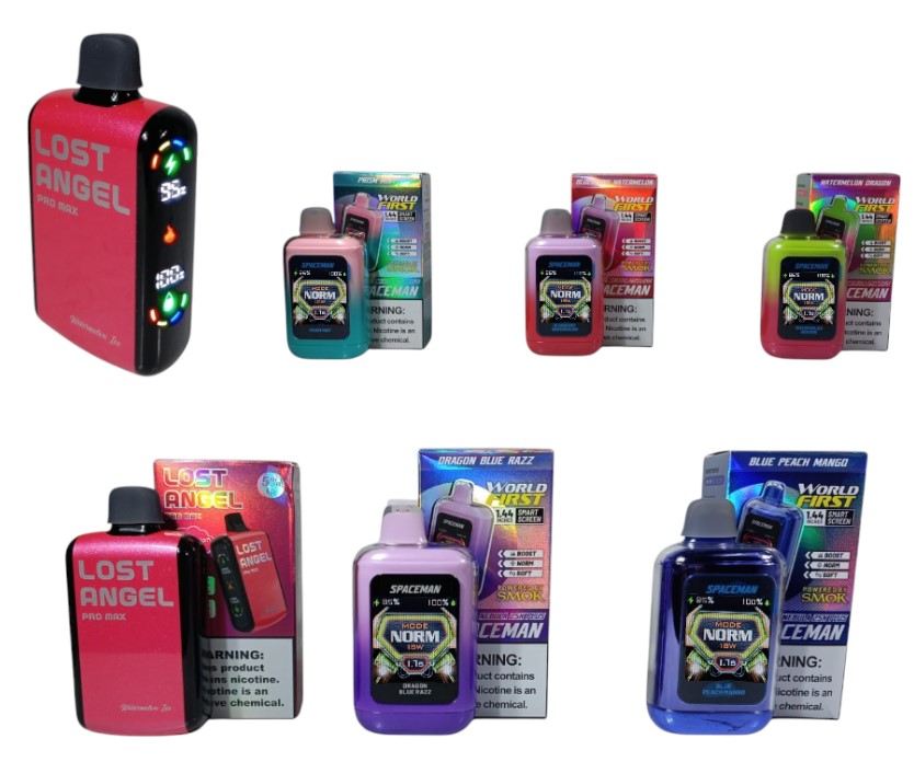 Vaper descartable c/pantalla 25.000 puff