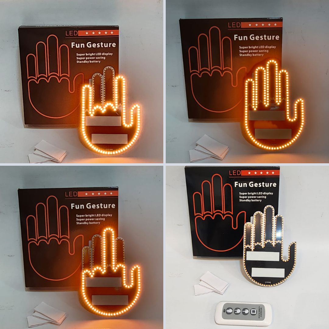 Mano led con control remoto