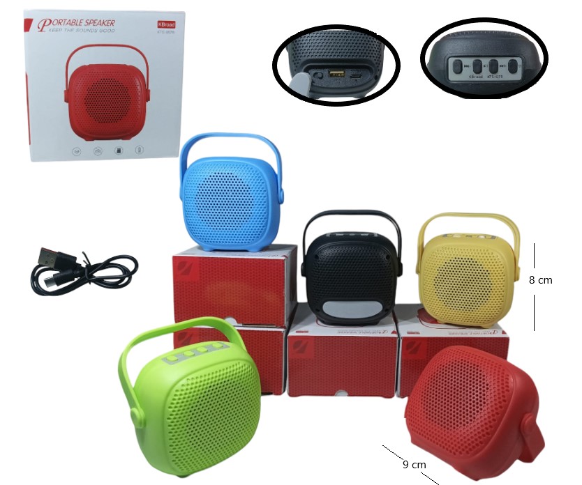 PARLANTE MINI BT/FM/MP3 1678