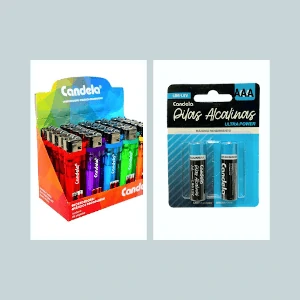 Encendedor  x25 + 2 pila AAA candela