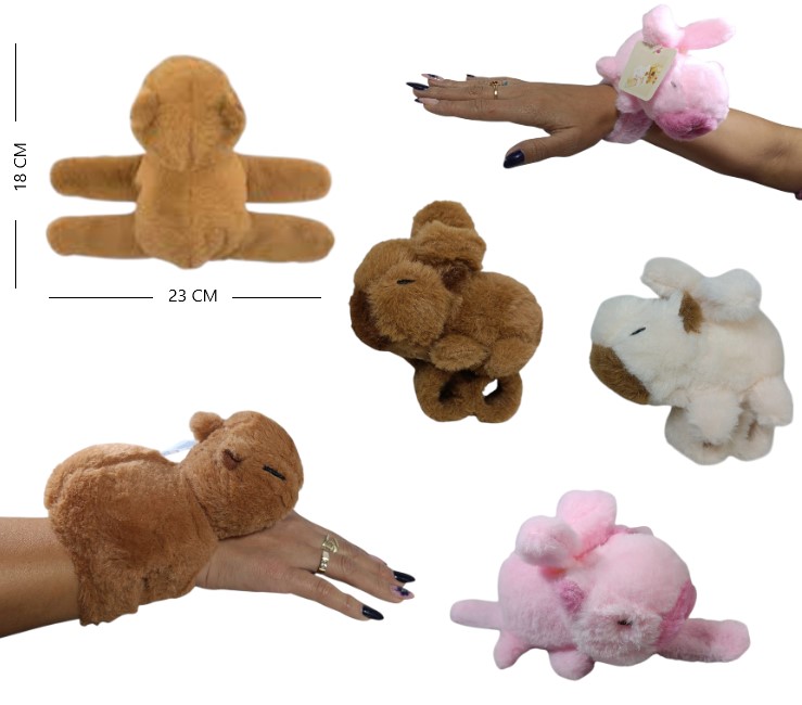 PELUCHE JUGUETE PULSERA CAPYBARA