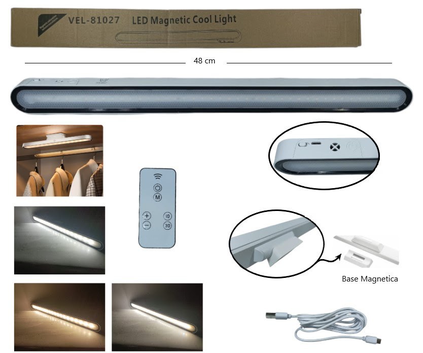 LAMPARA LED CONTROL Y REGULADOR 3TONOS