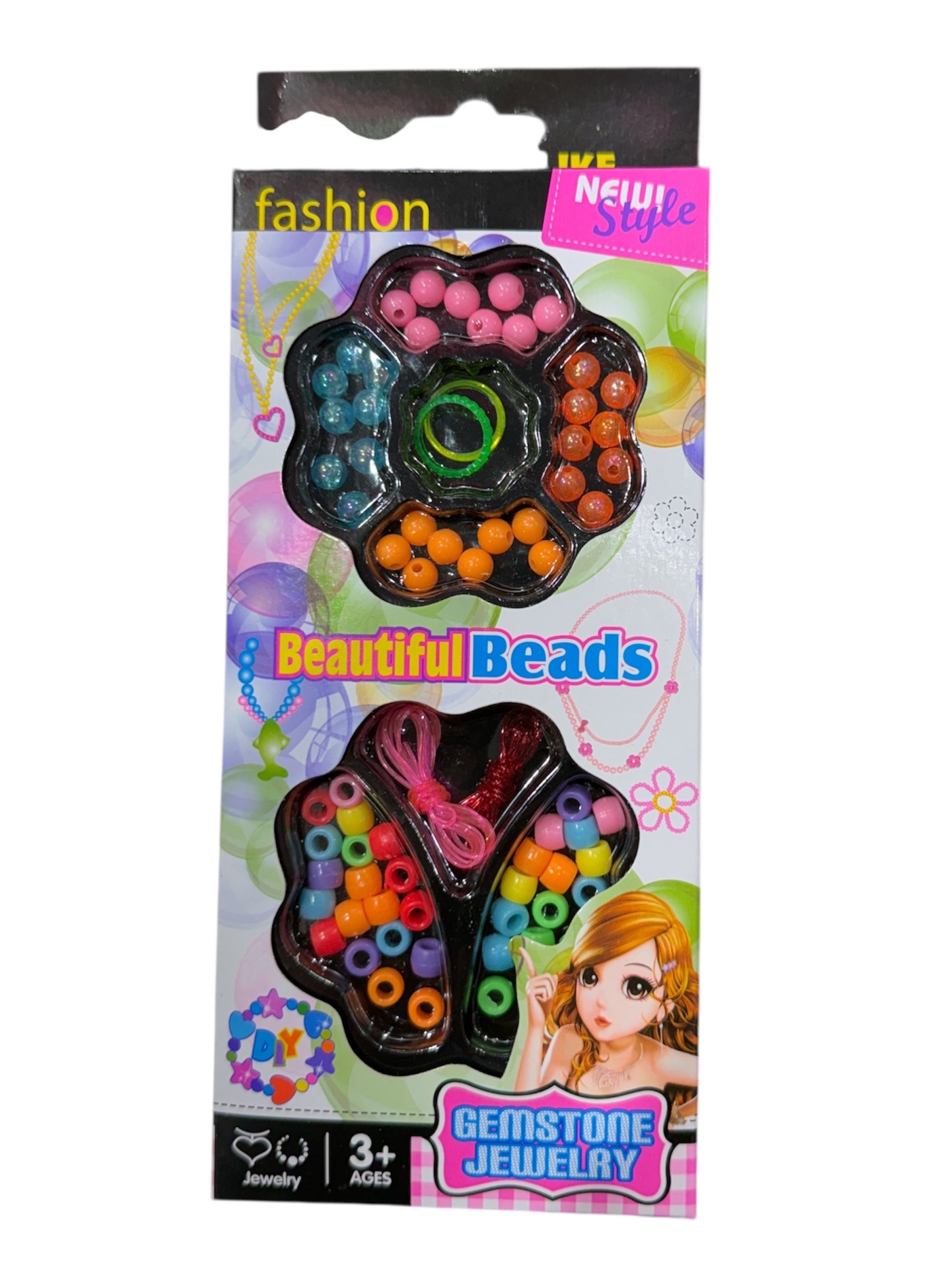 Set armar pulseras flor