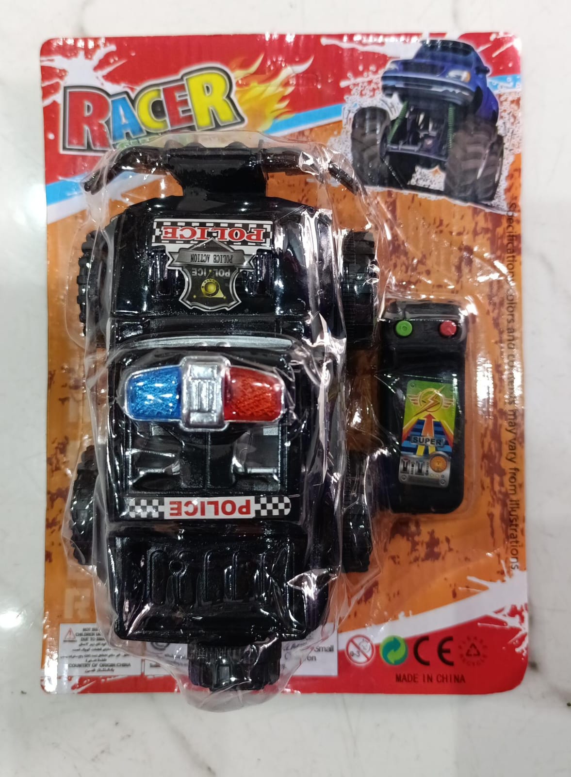 Camioneta policia control c/cable