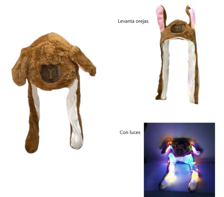 Gorro capybara c/luz